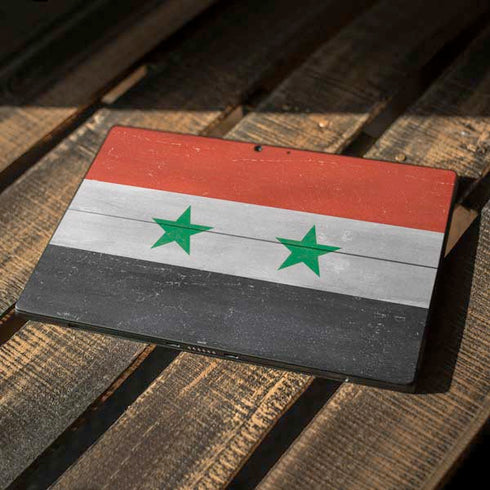 Syria Flag Distressed Surface Pro 7 Skin